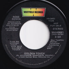 画像をギャラリービューアに読み込む, Rose Royce - Golden Touch (Stereo) / (Mono) (7 inch Record / Used)