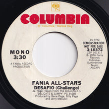 画像をギャラリービューアに読み込む, Fania All-Stars - Desafio (Challenge) (Stereo) / (Mono) (7 inch Record / Used)
