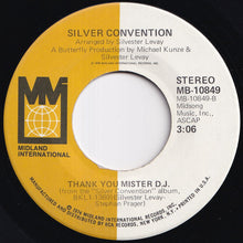画像をギャラリービューアに読み込む, Silver Convention - Dancing In The Aisles (Take Me Higher) / Thank You Mister D.J. (7 inch Record / Used)