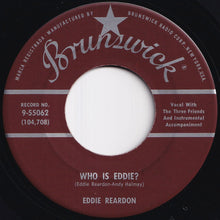 画像をギャラリービューアに読み込む, Eddie Reardon - Who Is Eddie ? / Just Tryin' (7 inch Record / Used)