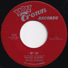 画像をギャラリービューアに読み込む, Willard McDaniel And His Orchestra - The Curse Of An Aching Heart / My Sin (7 inch Record / Used)