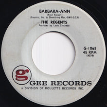Load image into Gallery viewer, Regents - Barbara-Ann / I'm So Lonely (7 inch Record / Used)