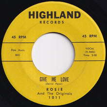 Load image into Gallery viewer, Rosie And The Originals - Angel Baby / Give Me Love (7 inch Record / Used)