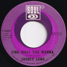 画像をギャラリービューアに読み込む, Shorty Long - Here Comes The Judge / Sing What You Wanna (7 inch Record / Used)
