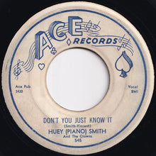 Load image into Gallery viewer, Huey (Piano) Smith And The Clowns - Don't You Just Know It / High Blood Pressure (7 inch Record / Used)