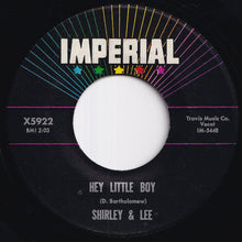 Load image into Gallery viewer, Shirley And Lee - Hey Little Boy / The Golden Rule (7 inch Record / Used)