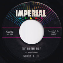 Load image into Gallery viewer, Shirley And Lee - Hey Little Boy / The Golden Rule (7 inch Record / Used)