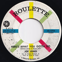 Load image into Gallery viewer, Joe Jones - One Big Mouth (Two Big Ears) / Here's What You Gotta Do (7 inch Record / Used)