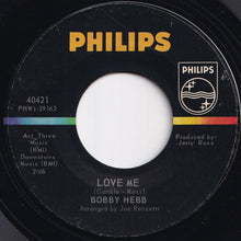 画像をギャラリービューアに読み込む, Bobby Hebb - Love Me / Crazy Baby (7 inch Record / Used)