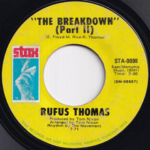 画像をギャラリービューアに読み込む, Rufus Thomas - The Breakdown (Part 1) / (Part 2) (7 inch Record / Used)