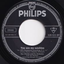 Load image into Gallery viewer, Ray Charles - You Are My Sunshine / Your Cheating Heart (7 inch Record / Used)