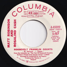 画像をギャラリービューアに読み込む, Matt Robinson - The Skin I'm In / Roosevelt Franklin Counts (7 inch Record / Used)