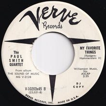 画像をギャラリービューアに読み込む, Paul Smith Quartet - Do-Re-Mi / My Favorite Things (7 inch Record / Used)
