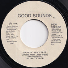 画像をギャラリービューアに読み込む, Laura Taylor - Dancin' In My Feet (Theme From Disco Magic) / Dancin' In My Feet (Theme From Disco Magic) (7 inch Record / Used)