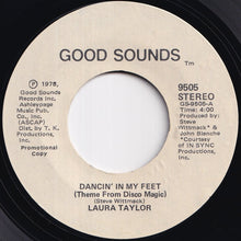画像をギャラリービューアに読み込む, Laura Taylor - Dancin' In My Feet (Theme From Disco Magic) / Dancin' In My Feet (Theme From Disco Magic) (7 inch Record / Used)