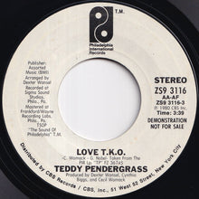 画像をギャラリービューアに読み込む, Teddy Pendergrass - Love T.K.O. / Love T.K.O. (7 inch Record / Used)