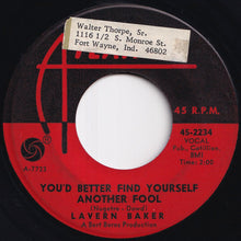 画像をギャラリービューアに読み込む, Lavern Baker - Go Away / You'd Better Find Yourself Another Fool (7 inch Record / Used)