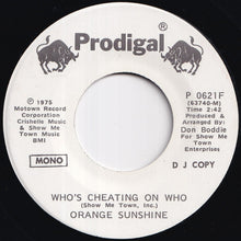 Load image into Gallery viewer, Orange Sunshine - Who's Cheating On Who (Stereo) / (Mono) (7 inch Record / Used)