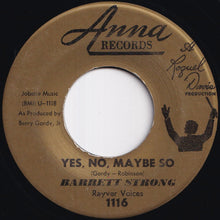 画像をギャラリービューアに読み込む, Barrett Strong - Yes, No, Maybe So / You Knows What To Do (7 inch Record / Used)