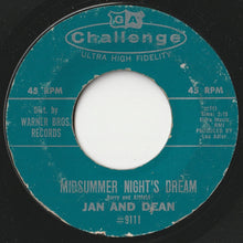 画像をギャラリービューアに読み込む, Jan And Dean - Heart And Soul / Midsummer Night's Dream (7 inch Record / Used)