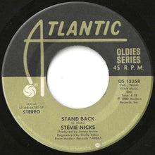 画像をギャラリービューアに読み込む, Stevie Nicks - Stand Back / Edge Of Seventeen (Just Like The White Winged Dove) (7 inch Record / Used)