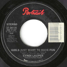 画像をギャラリービューアに読み込む, Cyndi Lauper - Girls Just Want To Have Fun / Right Track Wrong Train (7 inch Record / Used)