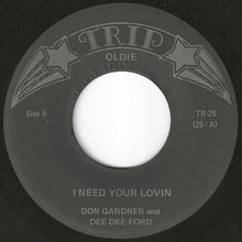 画像をギャラリービューアに読み込む, Don Gardner, Dee Dee Ford / Buster Brown - I Need Your Lovin / Fannie Mae (7 inch Record / Used)