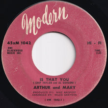 画像をギャラリービューアに読み込む, Arthur And Mary - Is That You / Let's Get Together (7 inch Record / Used)
