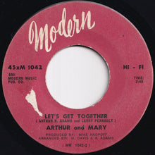 画像をギャラリービューアに読み込む, Arthur And Mary - Is That You / Let's Get Together (7 inch Record / Used)