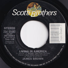 Load image into Gallery viewer, James Brown / Vince DiCola - Living In America / Farewell (7 inch Record / Used)