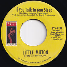 Load image into Gallery viewer, Little Milton - If You Talk In Your Sleep / Sweet Woman Of Mine (7 inch Record / Used)