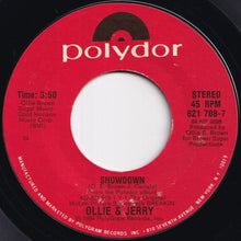 Load image into Gallery viewer, Ollie And Jerry - Breakin'... There's No Stopping Us / Showdown (7 inch Record / Used)