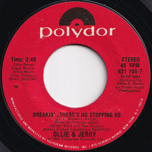 Load image into Gallery viewer, Ollie And Jerry - Breakin'... There's No Stopping Us / Showdown (7 inch Record / Used)