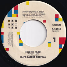 Load image into Gallery viewer, R.J.'s Latest Arrival - Hold On / (The Conversation) (7 inch Record / Used)