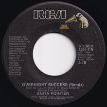 画像をギャラリービューアに読み込む, Anita Pointer - Overnight Success (Remix) / Love Me Like You Do (7 inch Record / Used)