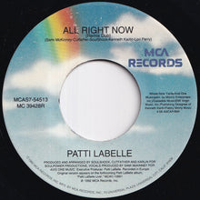 Load image into Gallery viewer, Patti LaBelle - All Right Now / (Remix Dub) (7 inch Record / Used)