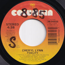 画像をギャラリービューアに読み込む, Cheryl Lynn - Fidelity / Free (7 inch Record / Used)
