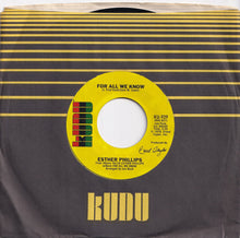 Load image into Gallery viewer, Esther Phillips - For All We Know / Fever (7 inch Record / Used)