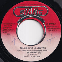 Load image into Gallery viewer, Moments - I Could Have Loved You / Jack In The Box (7 inch Record / Used)