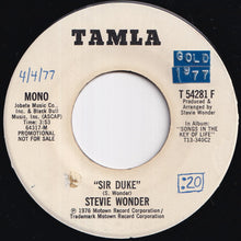 Load image into Gallery viewer, Stevie Wonder - Sir Duke (Stereo) / (Mono) (7 inch Record / Used)