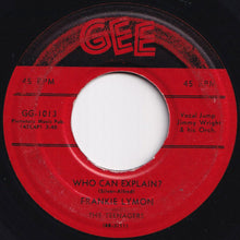 画像をギャラリービューアに読み込む, Frankie Lymon, Teenagers - Who Can Explain? / I Promise To Remember (7 inch Record / Used)