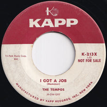 画像をギャラリービューアに読み込む, Tempos - Strollin With My Baby / I Got A Job (7 inch Record / Used)