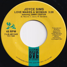 画像をギャラリービューアに読み込む, Joyce Sims - Love Makes A Woman / All And All (The UK Mix) (7 inch Record / Used)