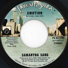 Load image into Gallery viewer, Samantha Sang - Emotion / When Love Is Gone (7 inch Record / Used)