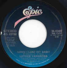 画像をギャラリービューアに読み込む, Luther Vandross - Since I Lost My Baby / You're The Sweetest One (7 inch Record / Used)