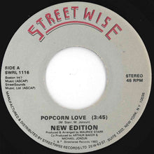 画像をギャラリービューアに読み込む, New Edition - Popcorn Love / Jealous Girl (7 inch Record / Used)