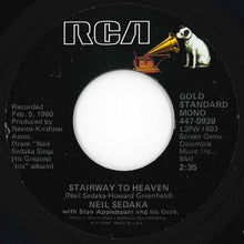 画像をギャラリービューアに読み込む, Neil Sedaka - Stairway To Heaven / Little Devil (7 inch Record / Used)
