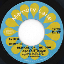 画像をギャラリービューアに読み込む, Georgie Fame - The Ballad Of Bonnie And Clyde / Beware Of The Dog (7 inch Record / Used)