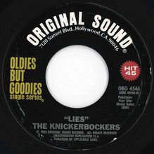 画像をギャラリービューアに読み込む, Knickerbockers / The Castaways - Lies / Liar, Liar (7 inch Record / Used)
