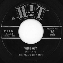 画像をギャラリービューアに読み込む, Music City Five / Katy Richards - Wipe Out / Judy's Turn To Cry (7 inch Record / Used)